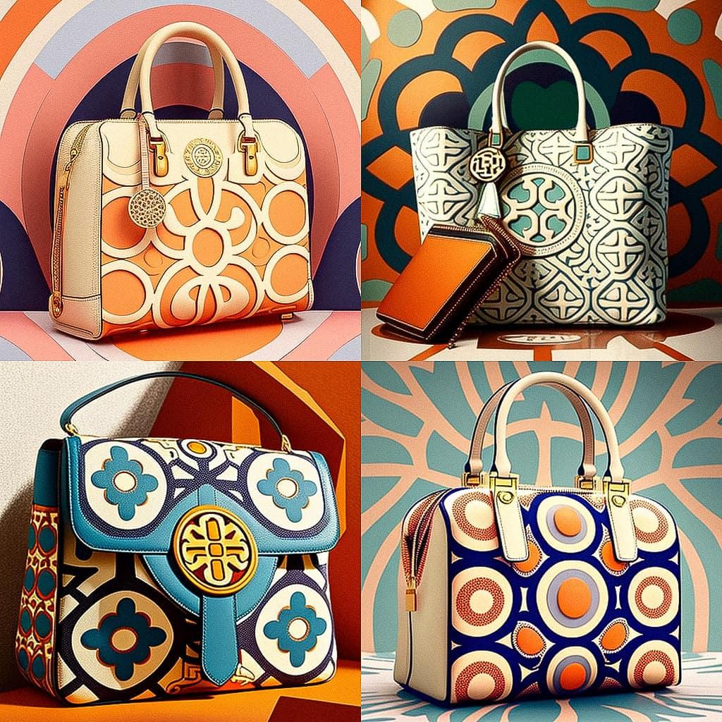 Tory Burch style, Midjourney V4, render 1 of 4