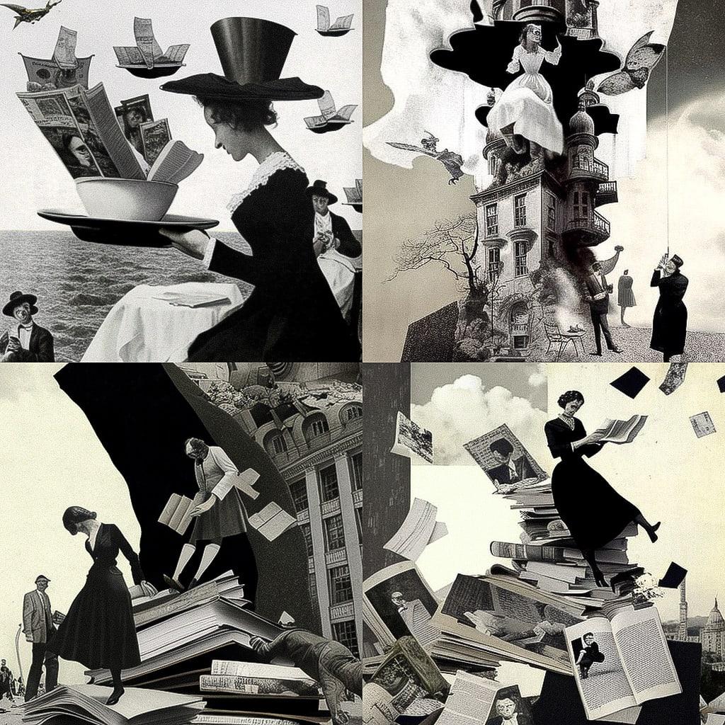 Toshiko Okanoue style, Midjourney V4, render 1 of 4