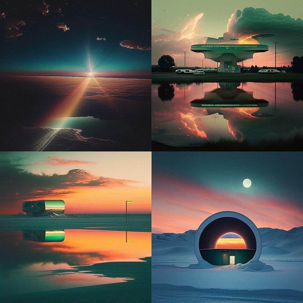Trevor Paglen style, Midjourney V4, render 1 of 4