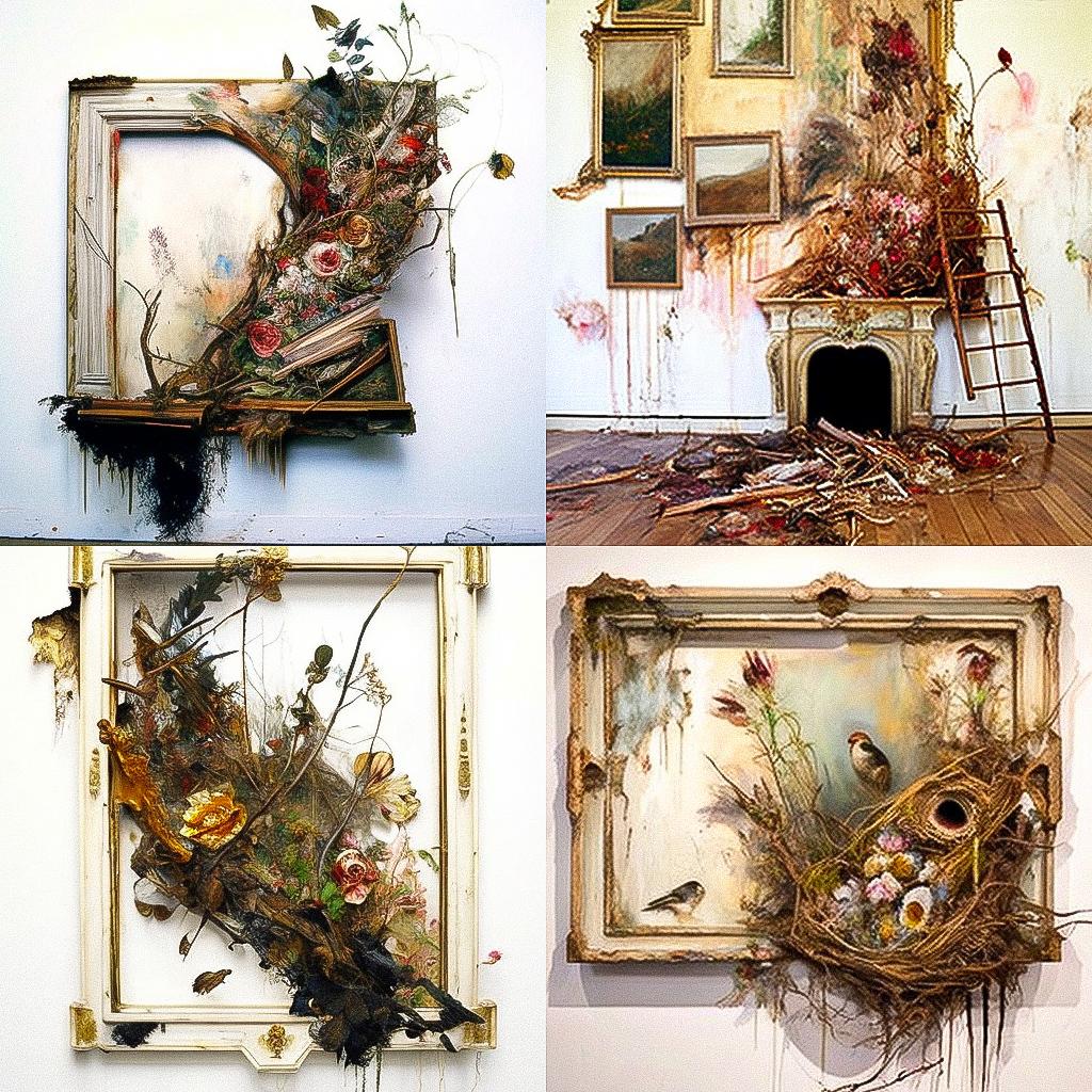 Valerie Hegarty style, Midjourney V4, render 1 of 4
