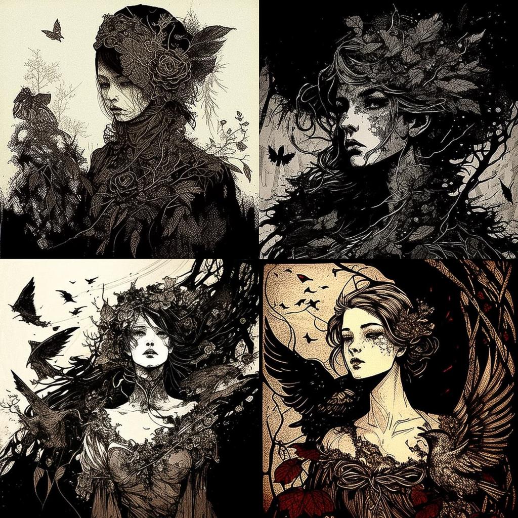 Vania Zouravliov style, Midjourney V4, render 1 of 4