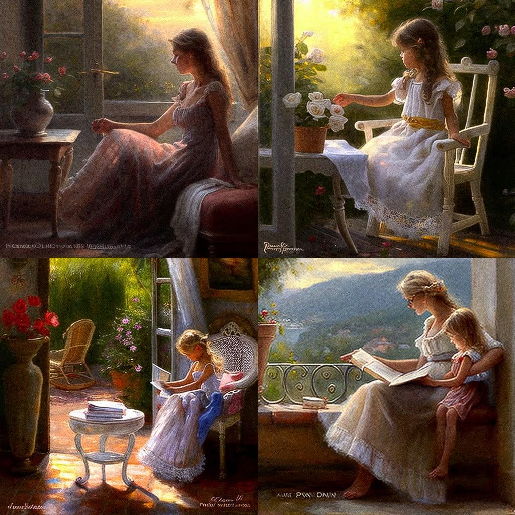 Vicente Romero Redondo style, Midjourney V4, render 1 of 4