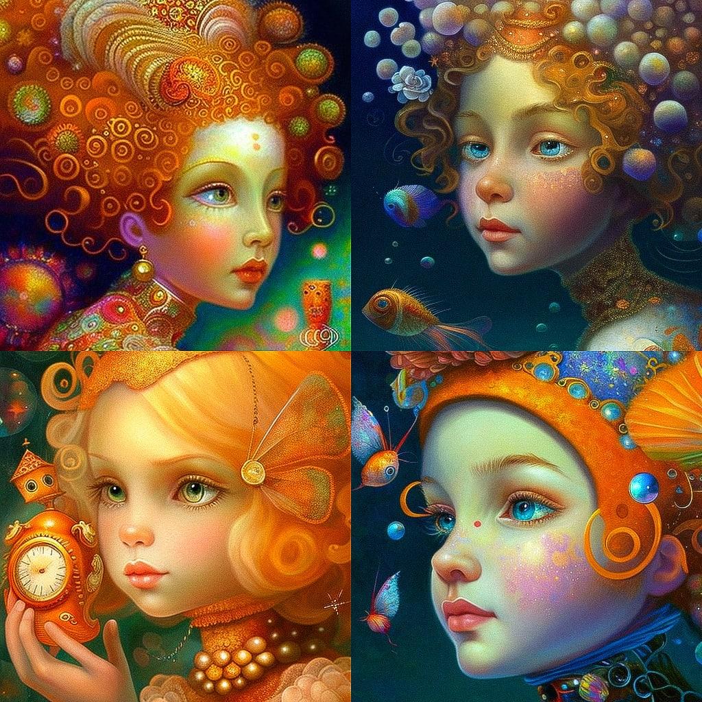 Victor Nizovtsev style, Midjourney V4, render 1 of 4