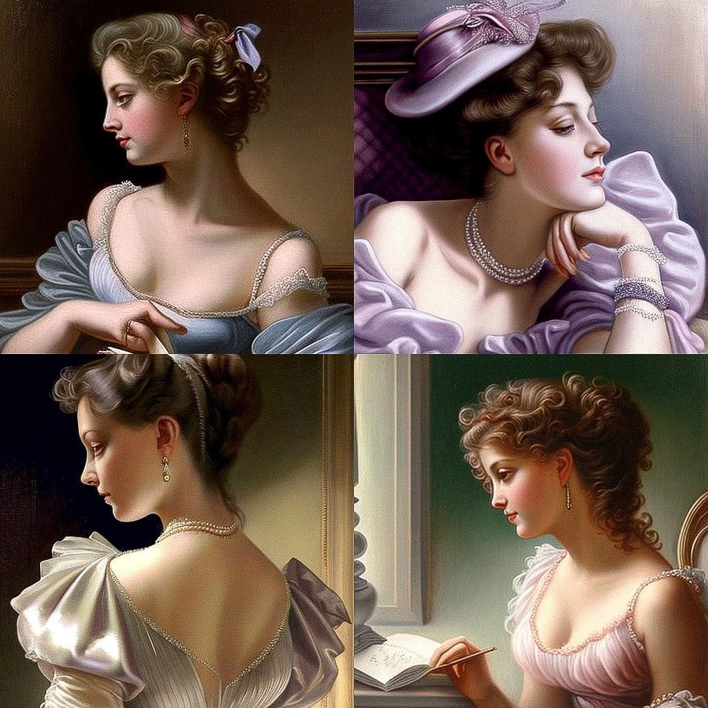 Vittorio Reggianini style, Midjourney V4, render 1 of 4