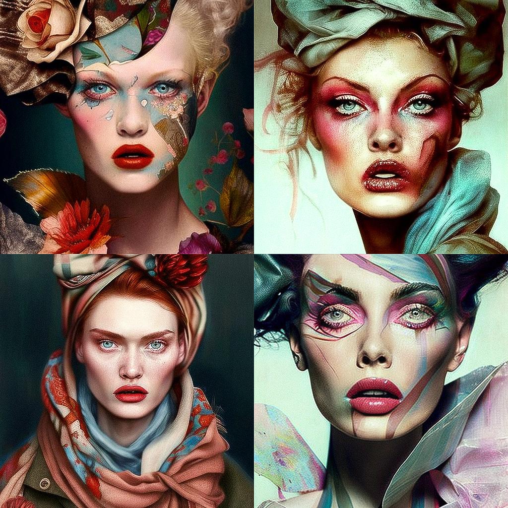 Vivienne Westwood style, Midjourney V4, render 1 of 4