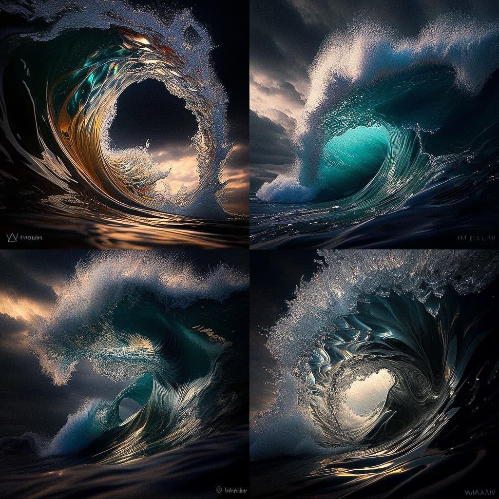 Warren Keelan style, Midjourney V4, render 1 of 4