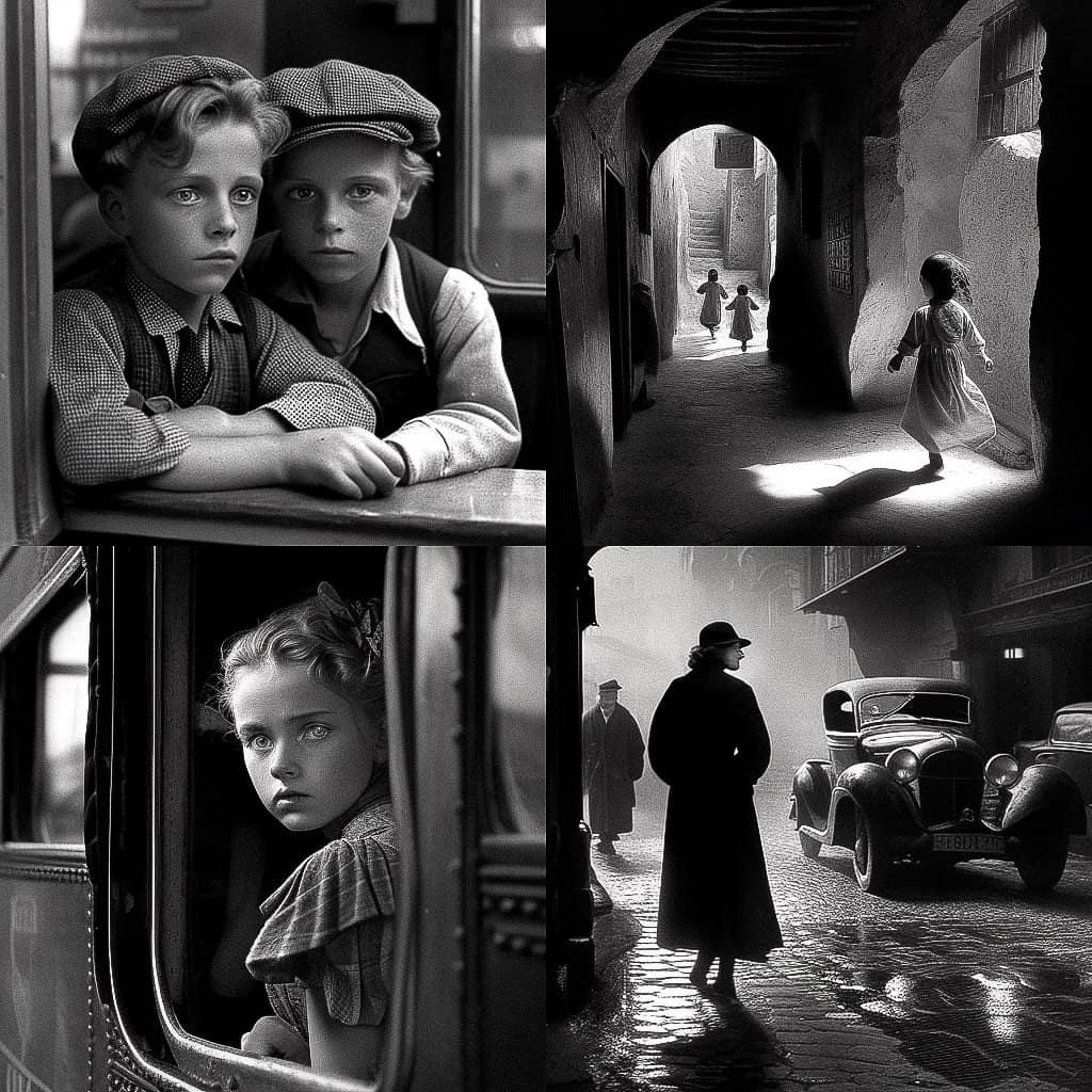 Werner Bischof style, Midjourney V4, render 1 of 4