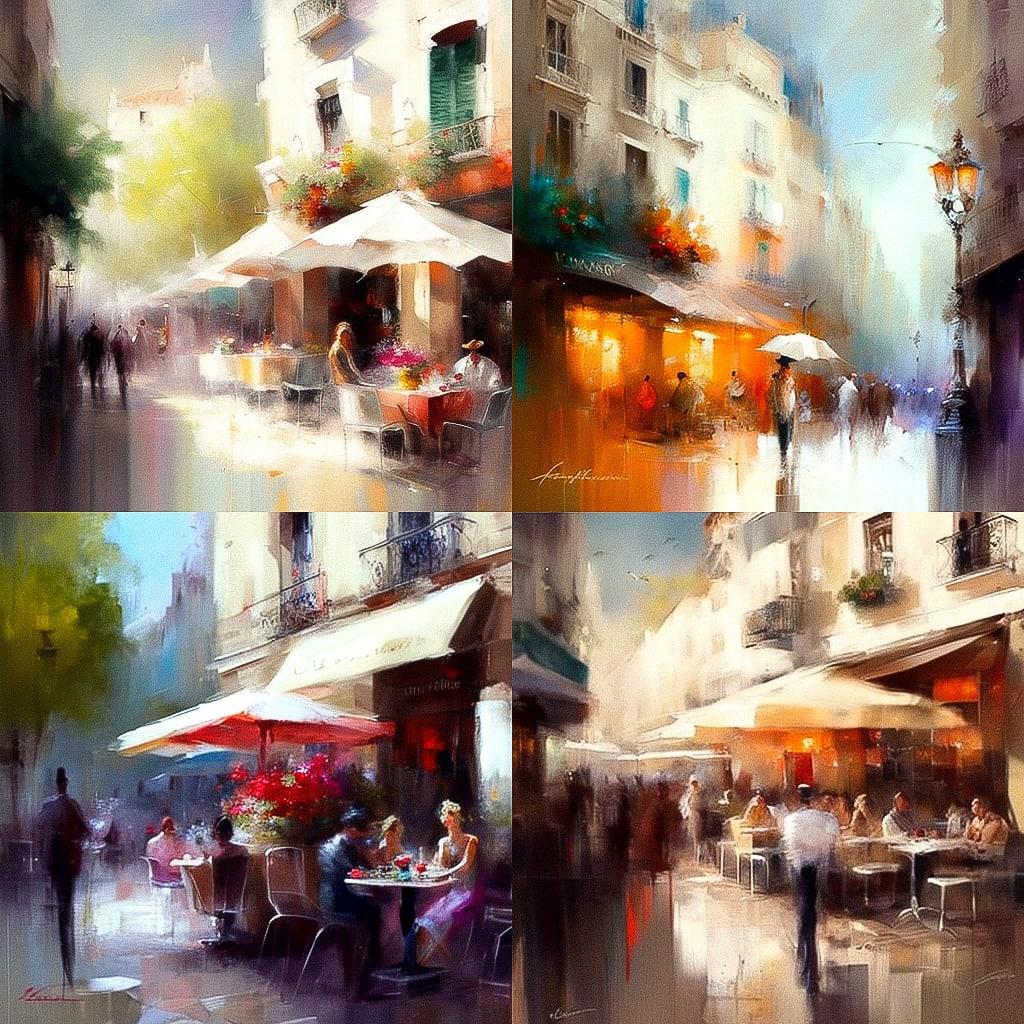 Willem Haenraets style, Midjourney V4, render 1 of 4
