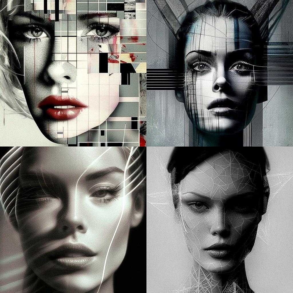 Wolfgang Weingart style, Midjourney V4, render 1 of 4