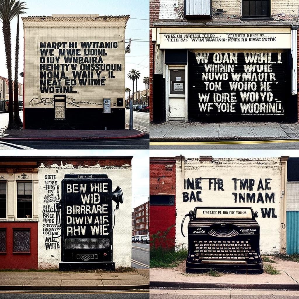 WRDSMTH style, Midjourney V4, render 1 of 4