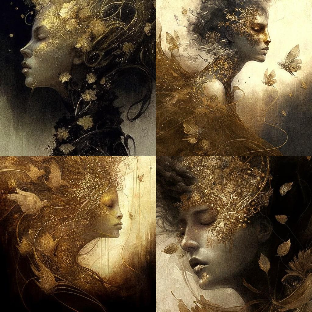 Yoann Lossel style, Midjourney V4, render 1 of 4