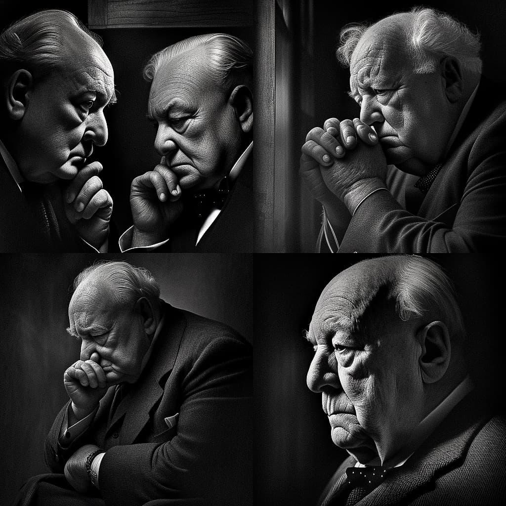 Yousuf Karsh style, Midjourney V4, render 1 of 4