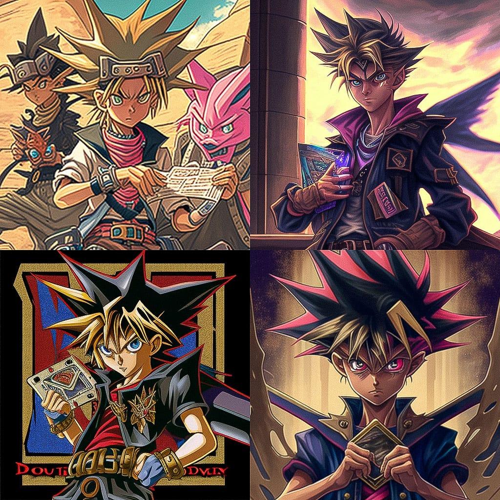 Yu-Gi-Oh style, Midjourney V4, render 1 of 4
