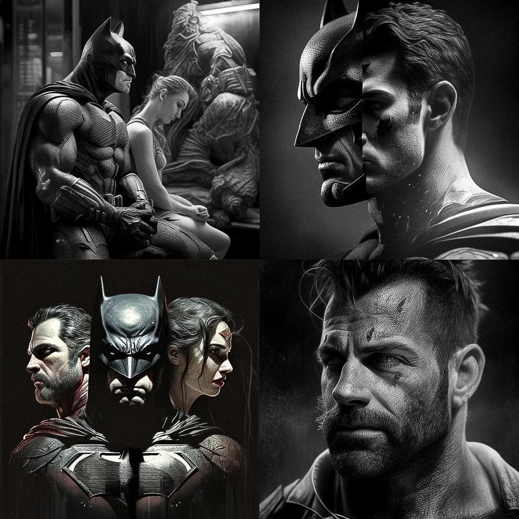 Zack Snyder style, Midjourney V4, render 1 of 4