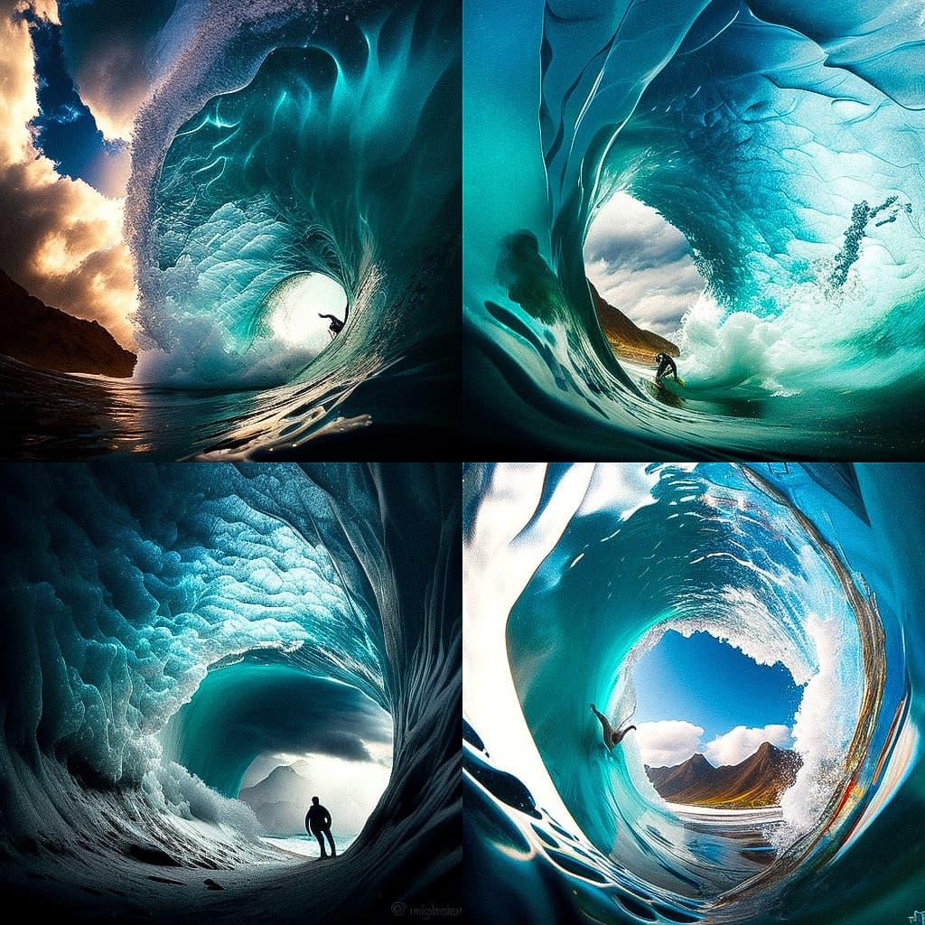 Zak Noyle style, Midjourney V4, render 1 of 4