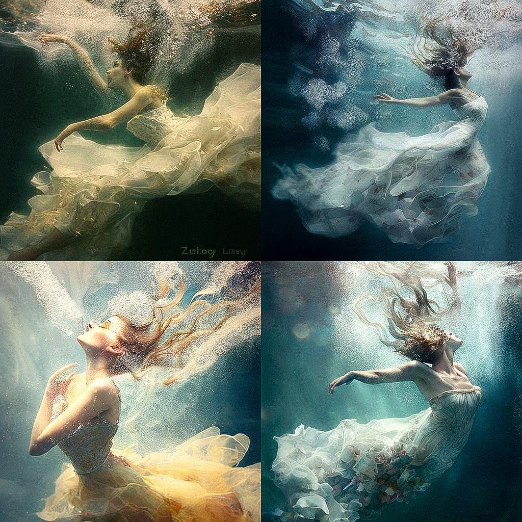 Zena Holloway style, Midjourney V4, render 1 of 4