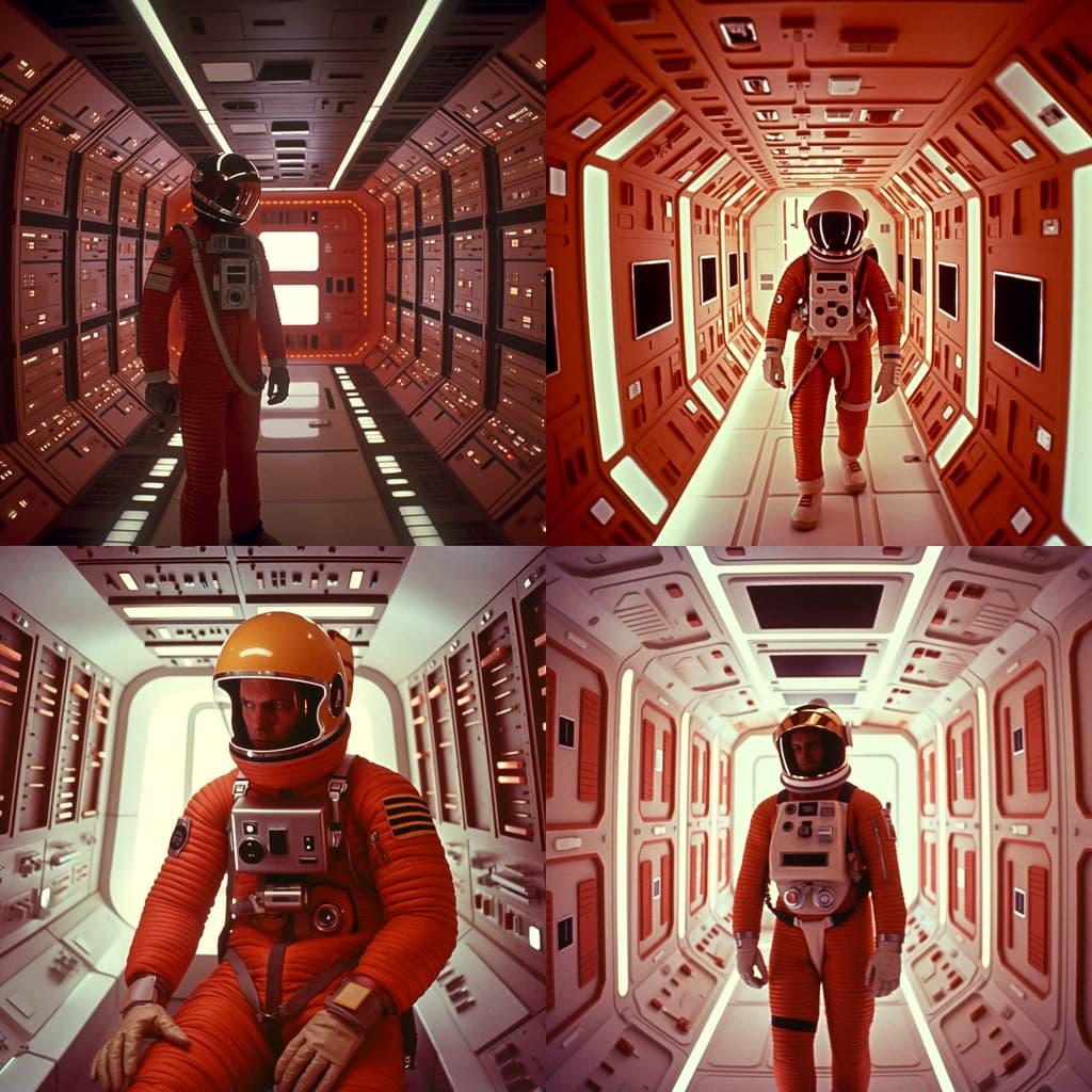 2001: A Space Odyssey style, Midjourney V5, render 1 of 4