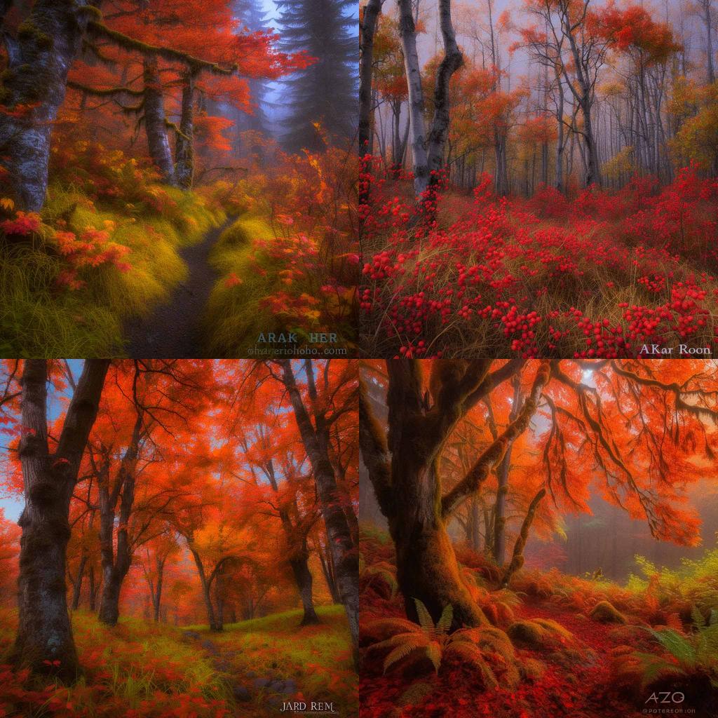 Aaron Reed style, Midjourney V5, render 1 of 4