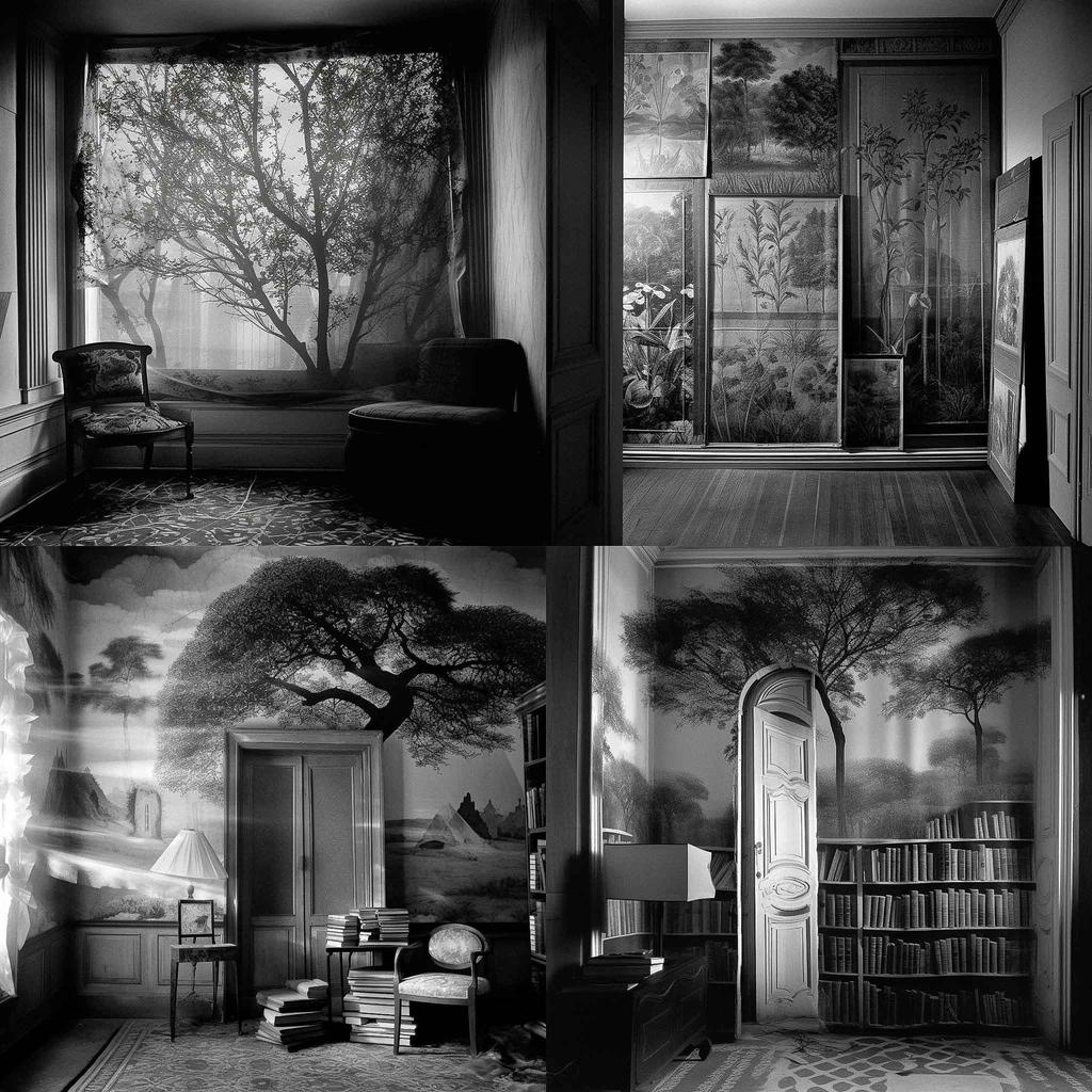 Abelardo Morell style, Midjourney V5, render 1 of 4