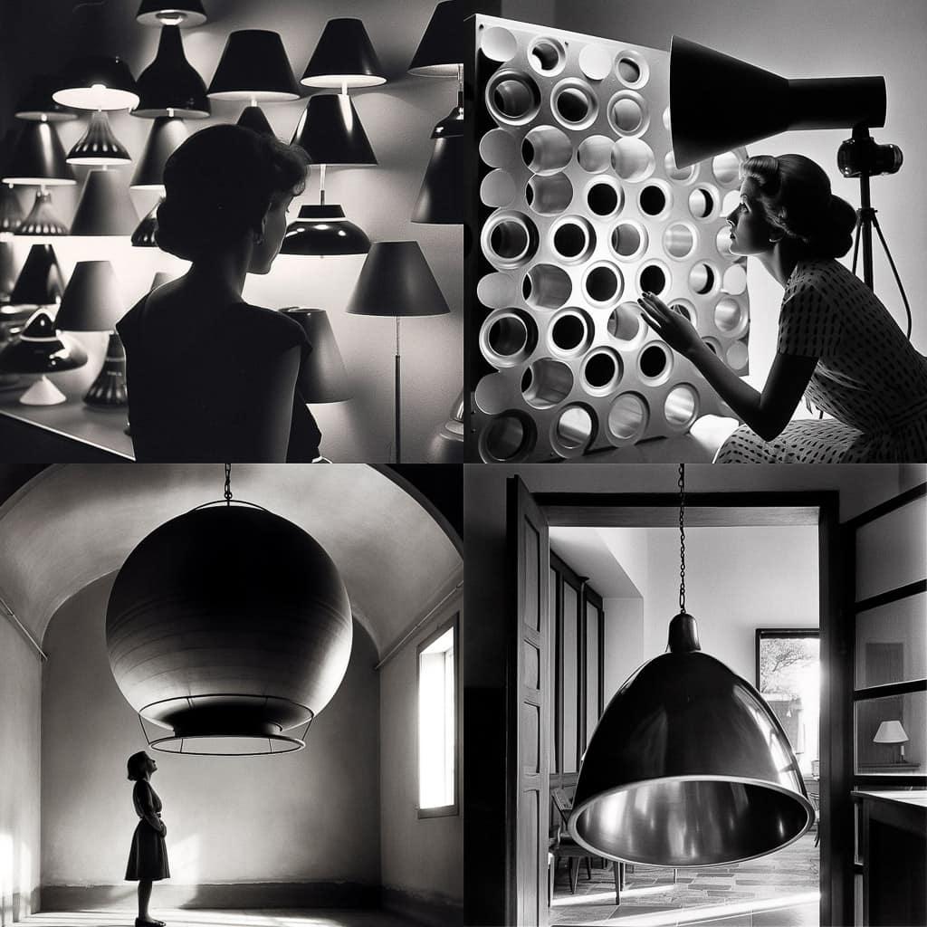 Achille Castiglioni style, Midjourney V5, render 1 of 4