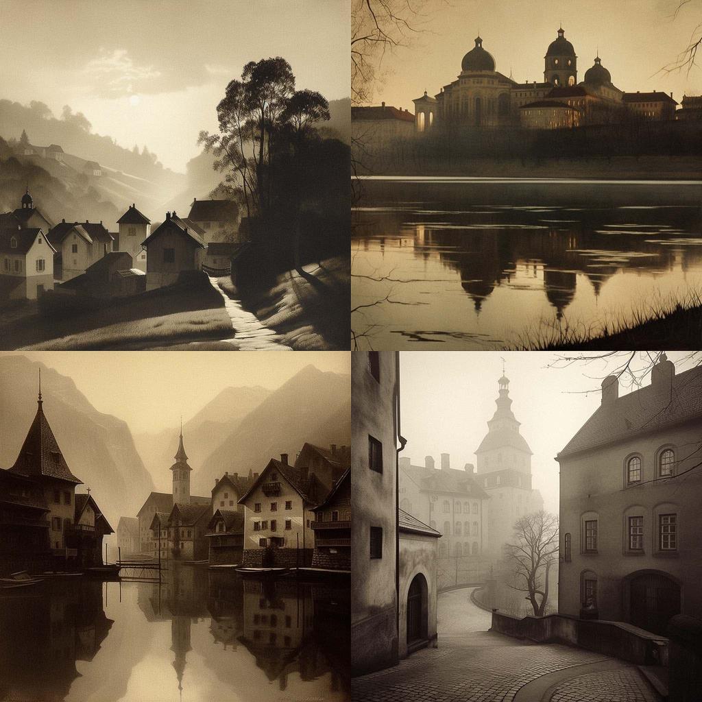 Adolf Fassbender style, Midjourney V5, render 1 of 4