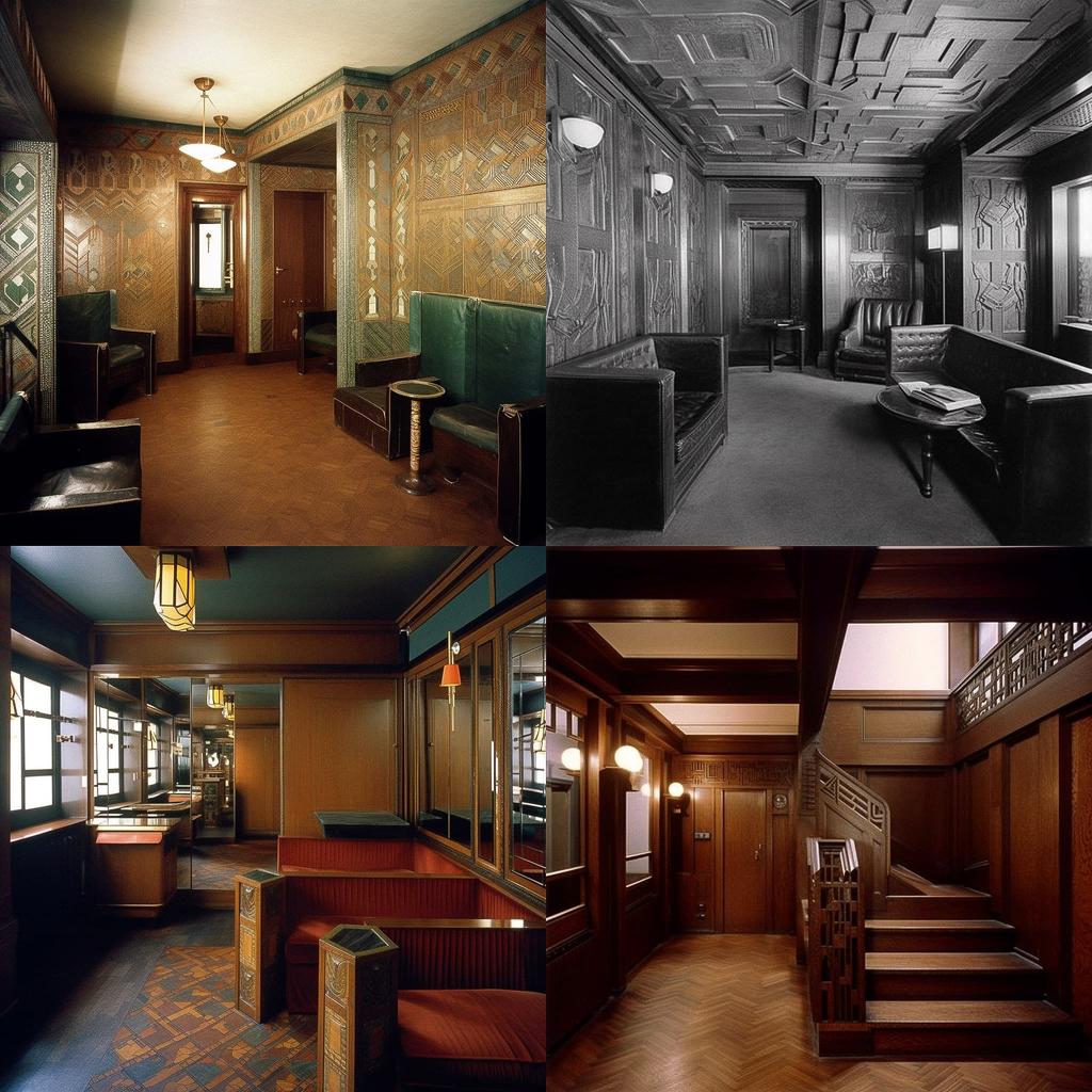 Adolf Loos style, Midjourney V5, render 1 of 4