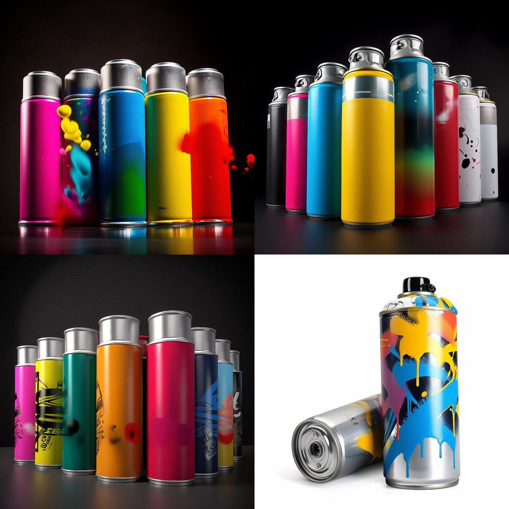 Aerosol paint style, Midjourney V5, render 1 of 4