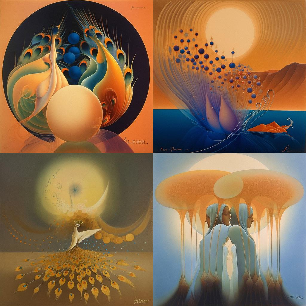 Agnes Lawrence Pelton style, Midjourney V5, render 1 of 4