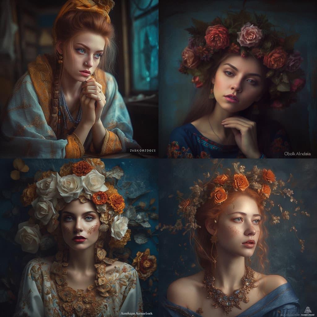 Agnieszka Lorek style, Midjourney V5, render 1 of 4
