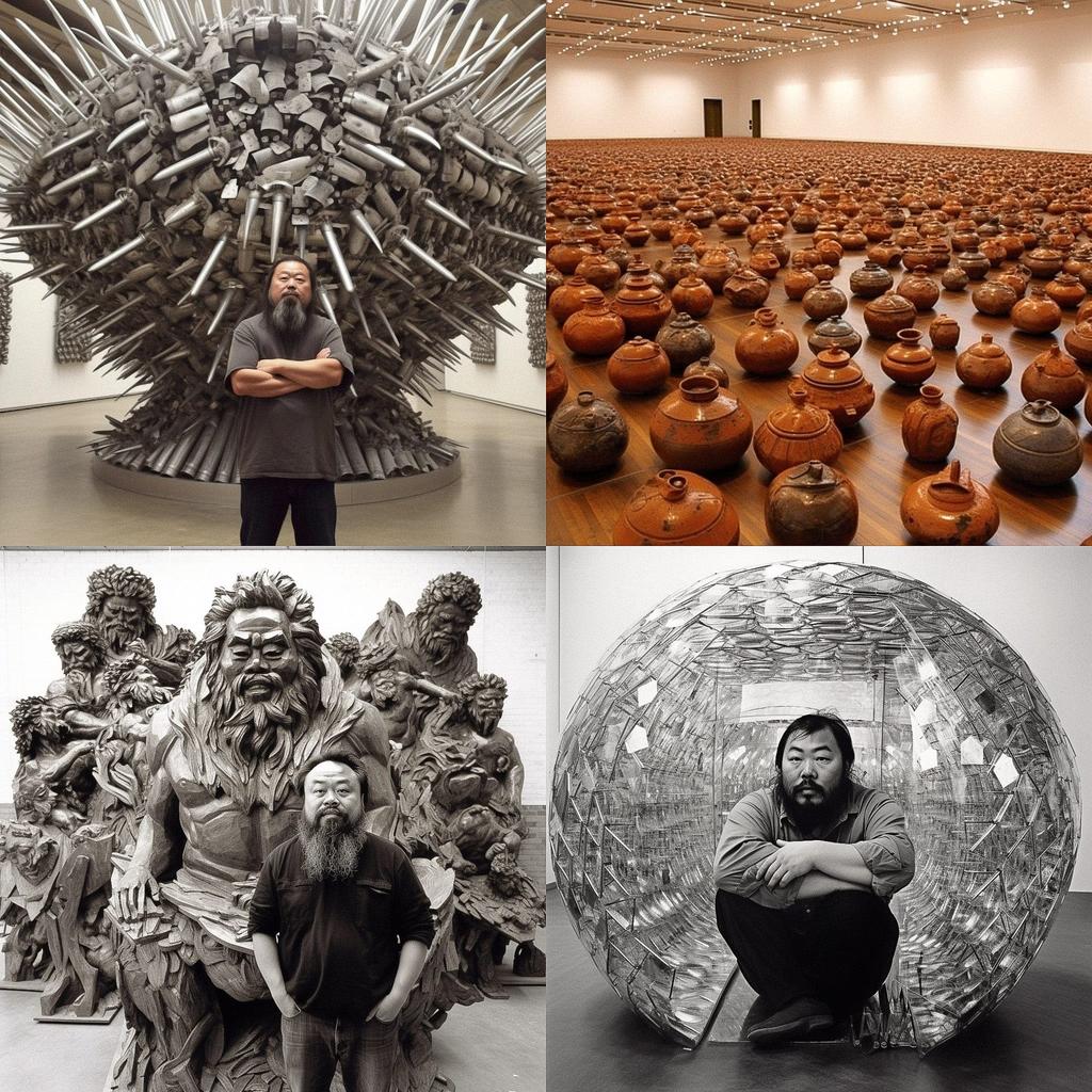 Ai Weiwei style, Midjourney V5, render 1 of 4