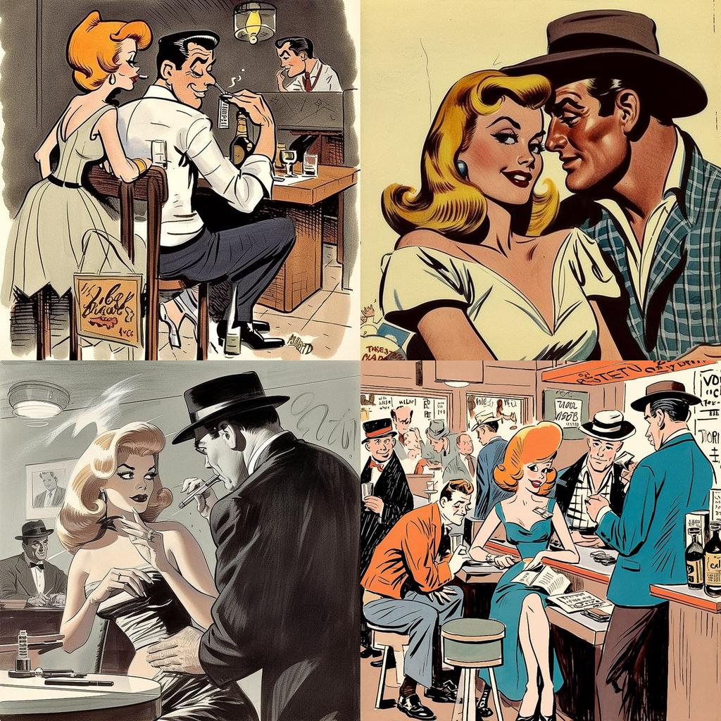 Al Capp style, Midjourney V5, render 1 of 4