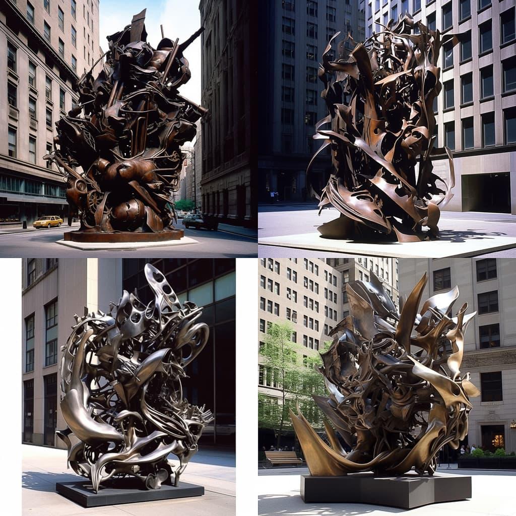 Albert Paley style, Midjourney V5, render 1 of 4
