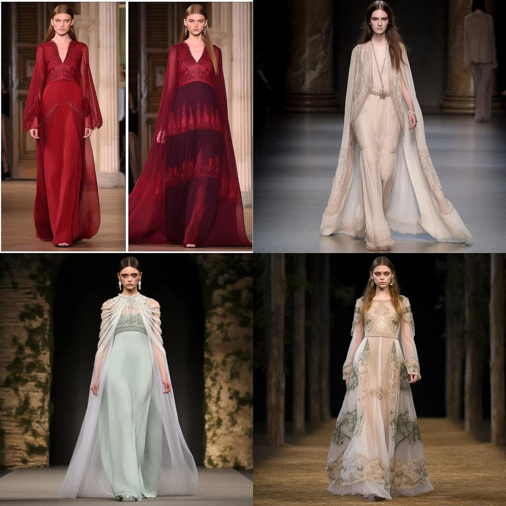 Alberta Ferretti style, Midjourney V5, render 1 of 4