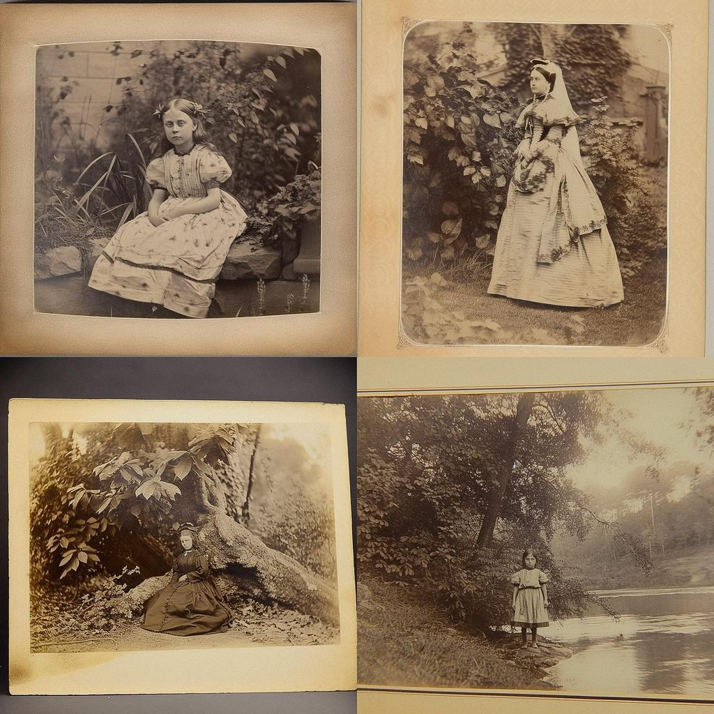 Albumen print style, Midjourney V5, render 1 of 4