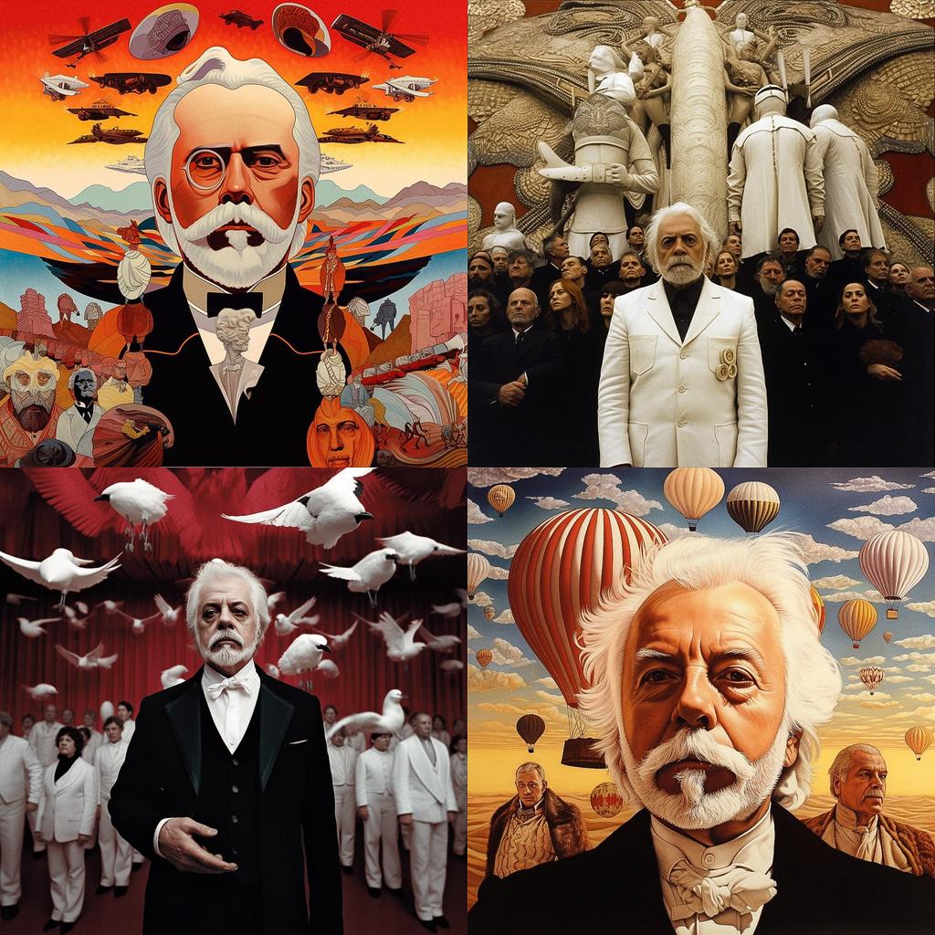 Alejandro Jodorowsky style, Midjourney V5, render 1 of 4