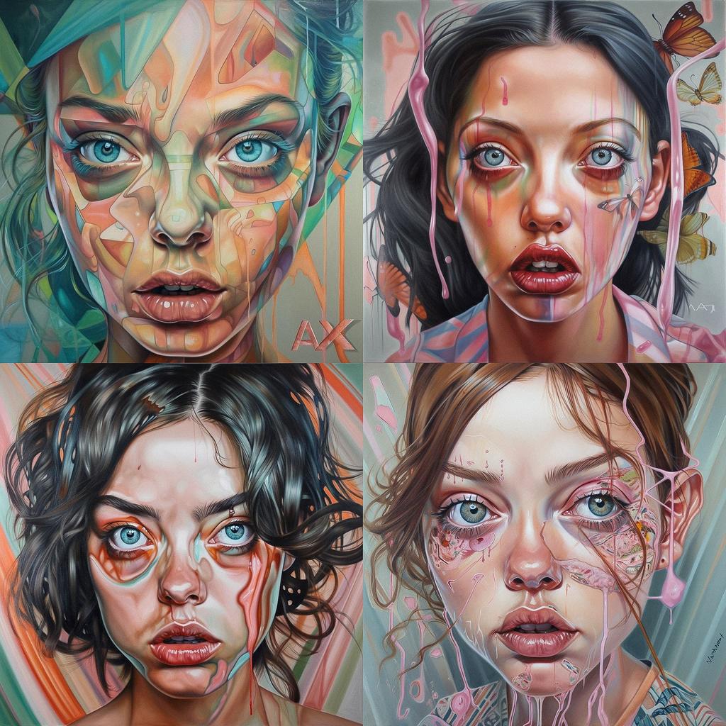 Alex Garant style, Midjourney V5, render 1 of 4
