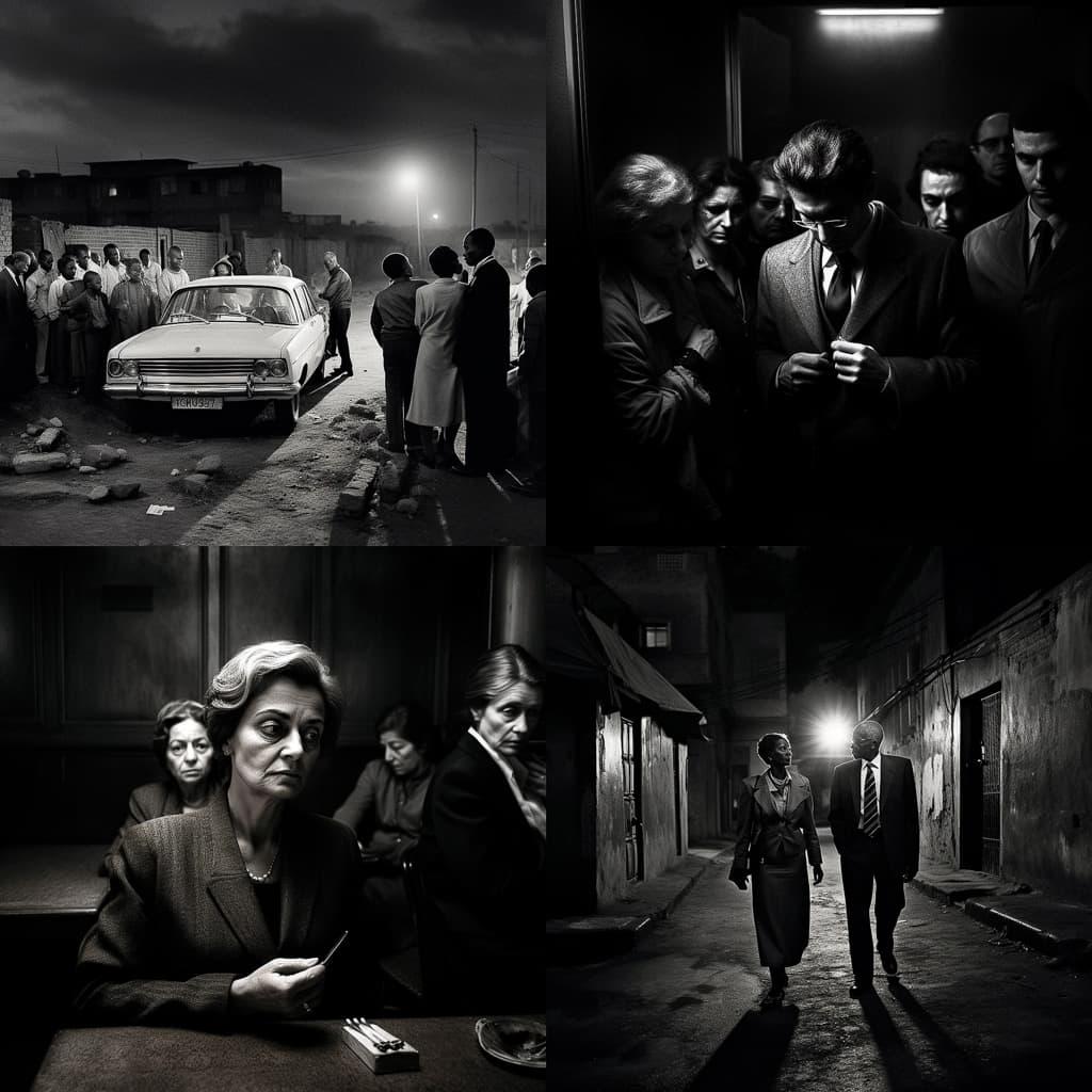 Alex Majoli style, Midjourney V5, render 1 of 4