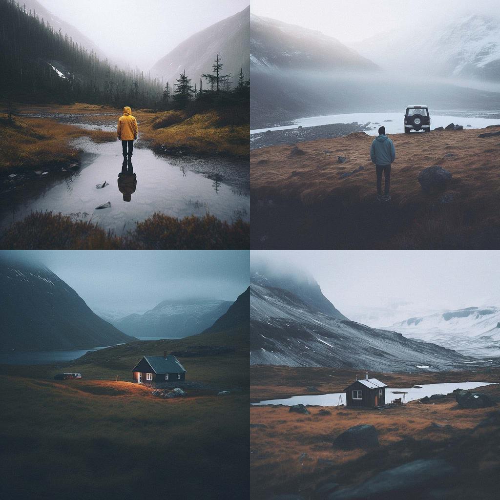 Alex Strohl style, Midjourney V5, render 1 of 4