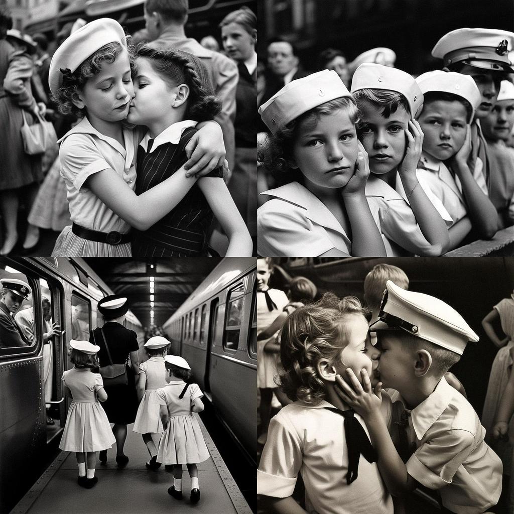 Alfred Eisenstaedt style, Midjourney V5, render 1 of 4