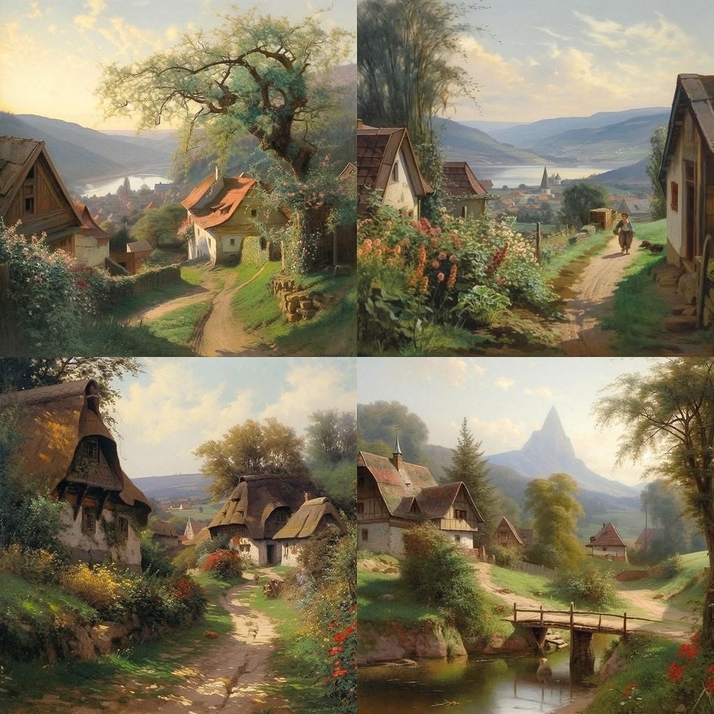 Alois Arnegger style, Midjourney V5, render 1 of 4