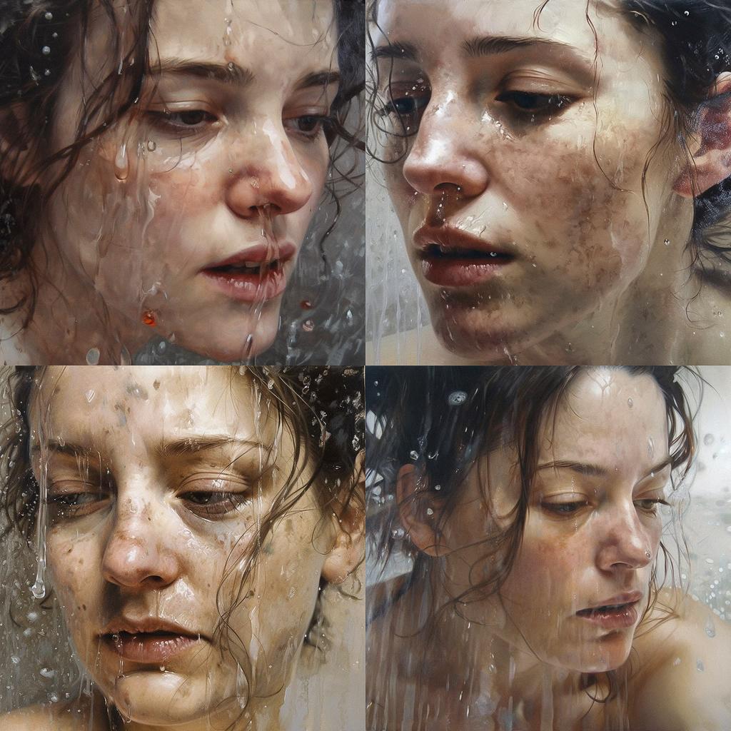 Alyssa Monks style, Midjourney V5, render 1 of 4