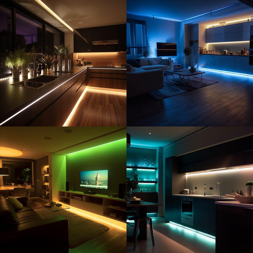 Ambient lighting style, Midjourney V5, render 1 of 4