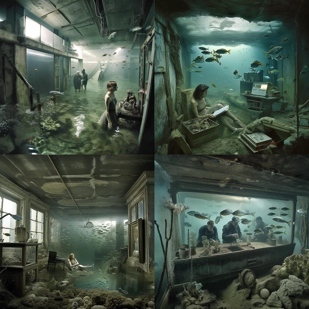 Andreas Franke style, Midjourney V5, render 1 of 4