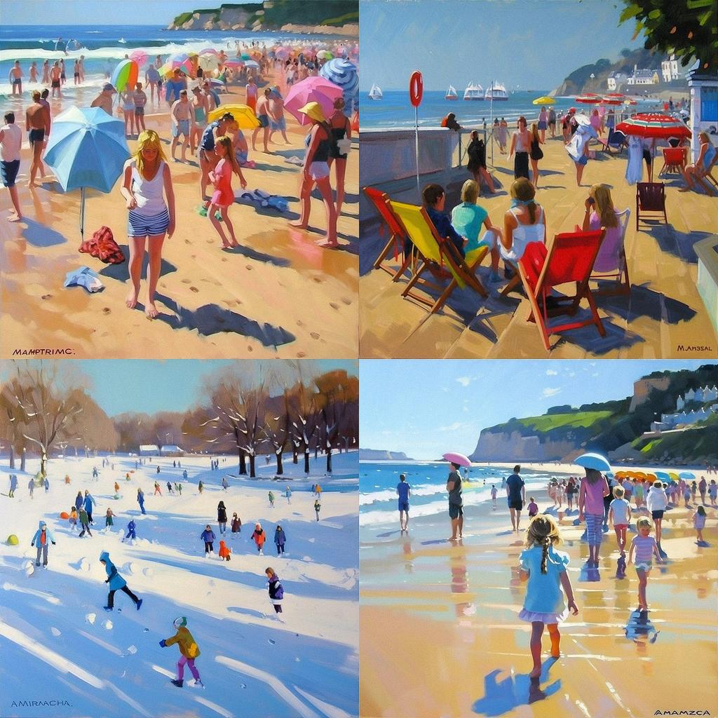 Andrew Macara style, Midjourney V5, render 1 of 4