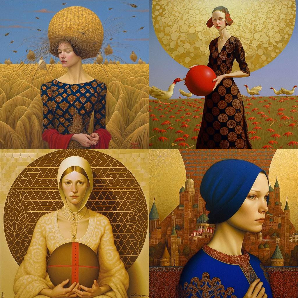 Andrey Remnev style, Midjourney V5, render 1 of 4