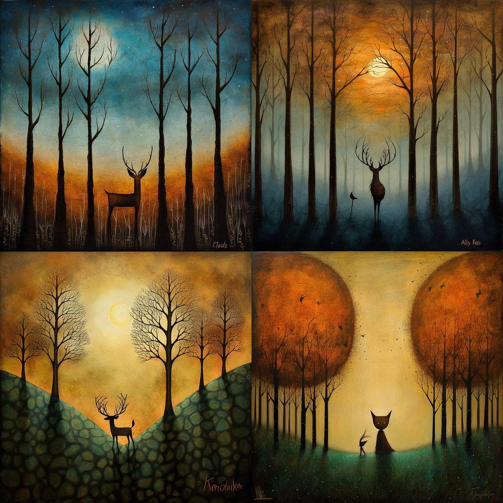 Andy Kehoe style, Midjourney V5, render 1 of 4