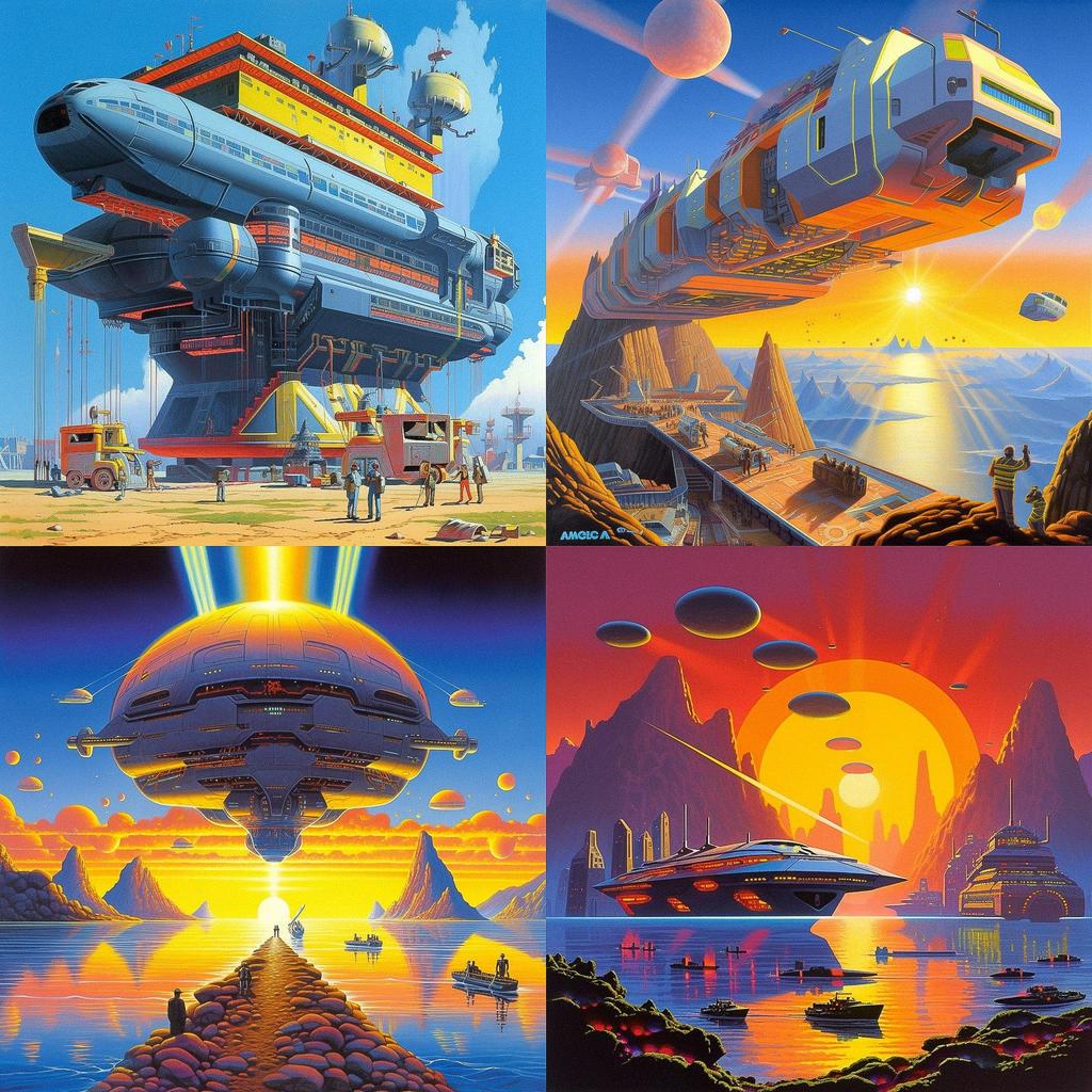 Angus McKie style, Midjourney V5, render 1 of 4