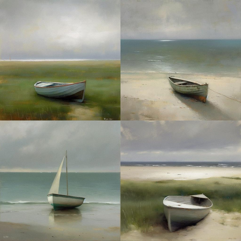 Anne Packard style, Midjourney V5, render 1 of 4