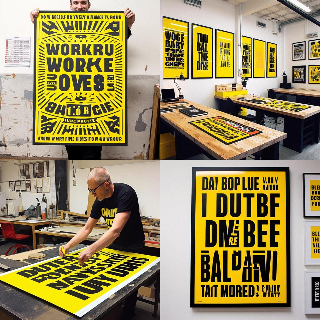 Anthony Burrill style, Midjourney V5, render 1 of 4