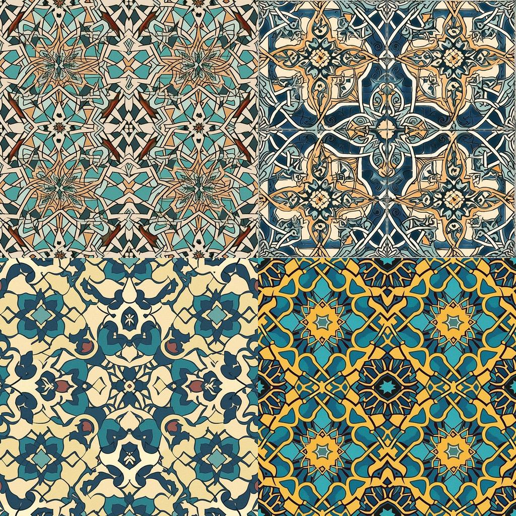 Arabesque style, Midjourney V5, render 1 of 4